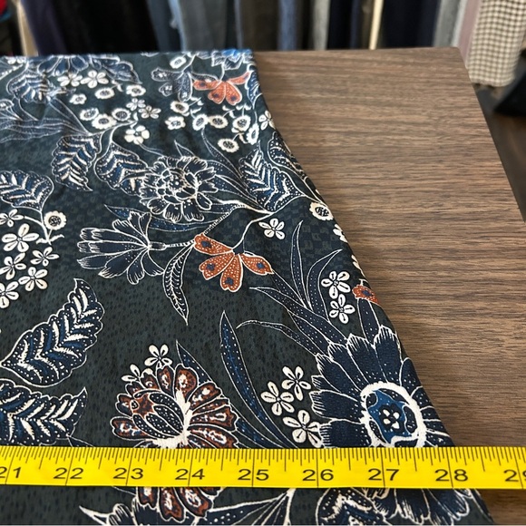 ❤️ Zara Floral Long Sleeve Dress - Black, Blue, Orange M - Picture 10 of 12